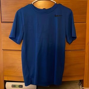 Blue Nike shirt